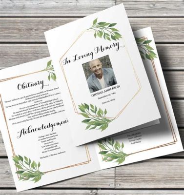 how much does it cost to print funeral programs: the importance of choosing the right font size for funeral program design