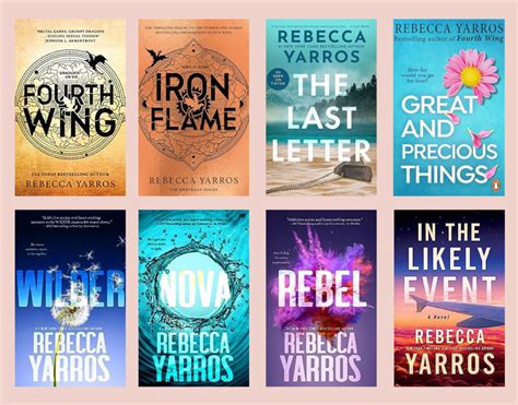 in what order should i read rebecca yarros books? and how do different genres of her work complement each other?